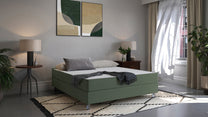 Boxspringbett Premium von Bruno – in Grün