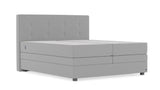 Bruno Boxspringbett Premium mit Stauraum in Hellgrau