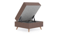 Hocker von Bruno – in Braun