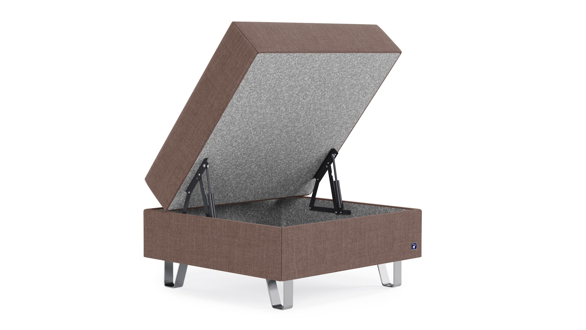 Hocker von Bruno – in Braun