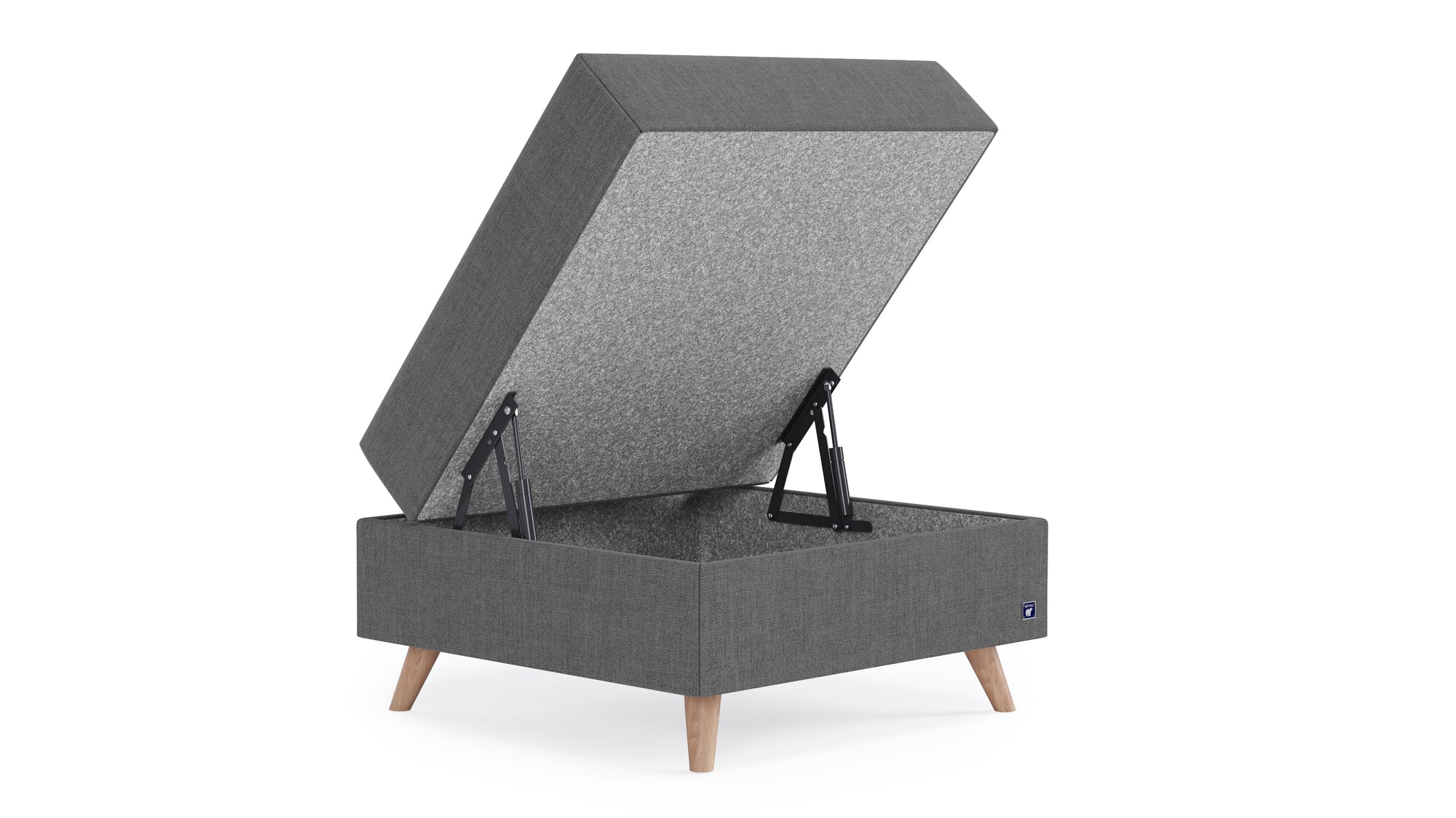 Hocker von Bruno – in dunkelgrau