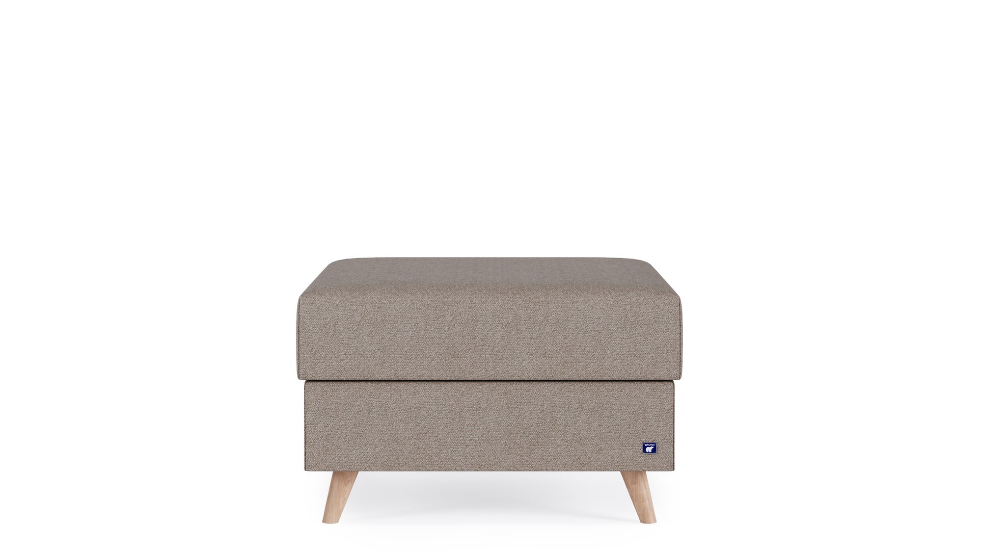 Hocker von Bruno – in glory taupe