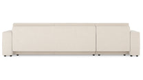 Bruno Lounge Recamiere links in Glory Soft Beige – Rückansicht