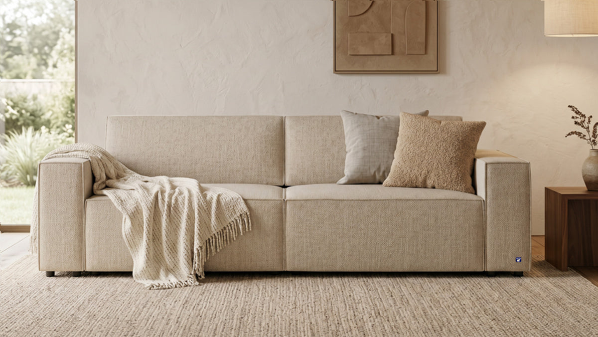 Bruno LOUNGE Schlafsofa und Ecksofa in Beige