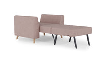Schlafsessel von Bruno – in Glory Blush, Holzfüße