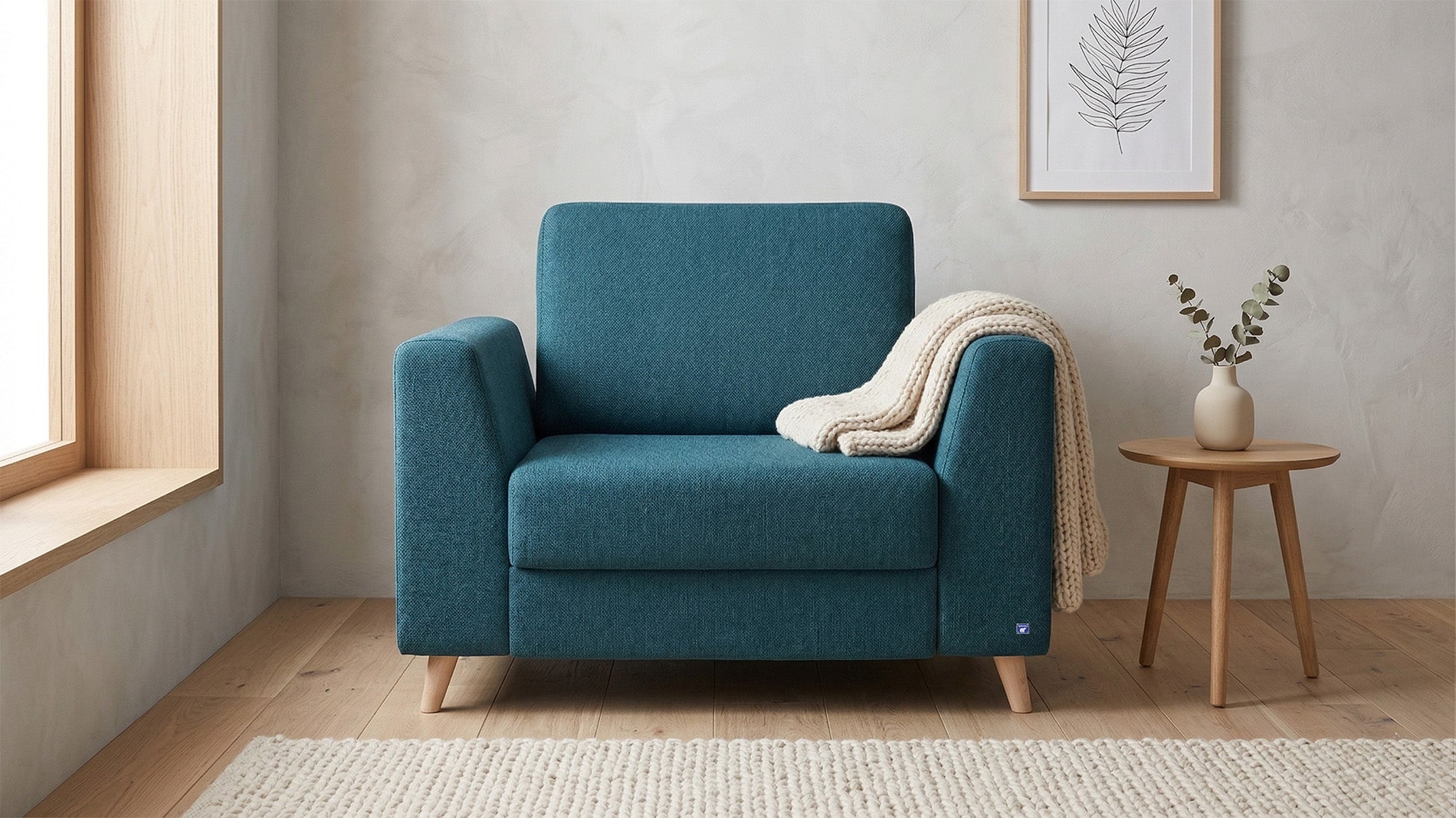 Schlafsessel von Bruno – Holzfüße