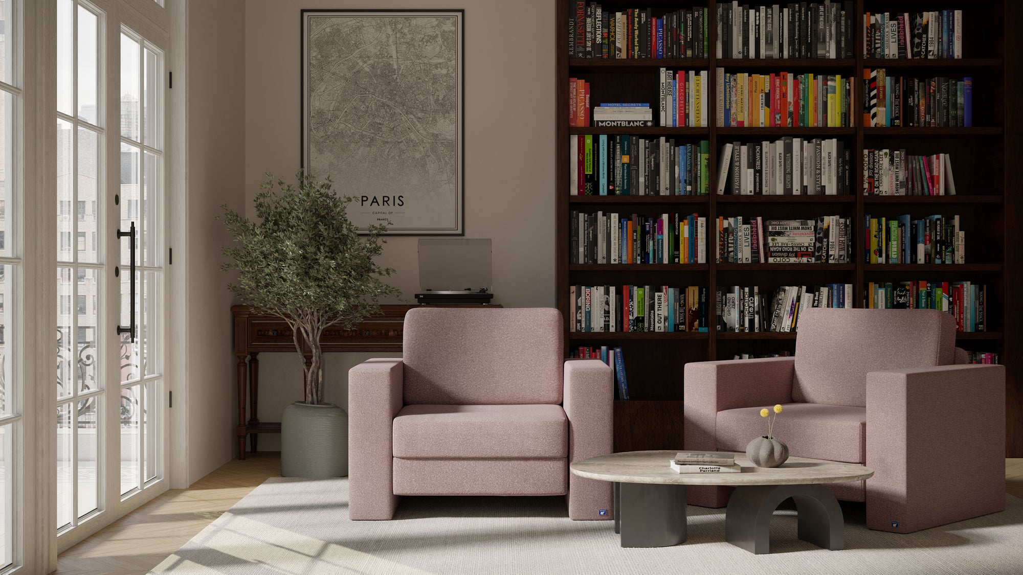 Schlafsessel von Bruno – in Glory Blush