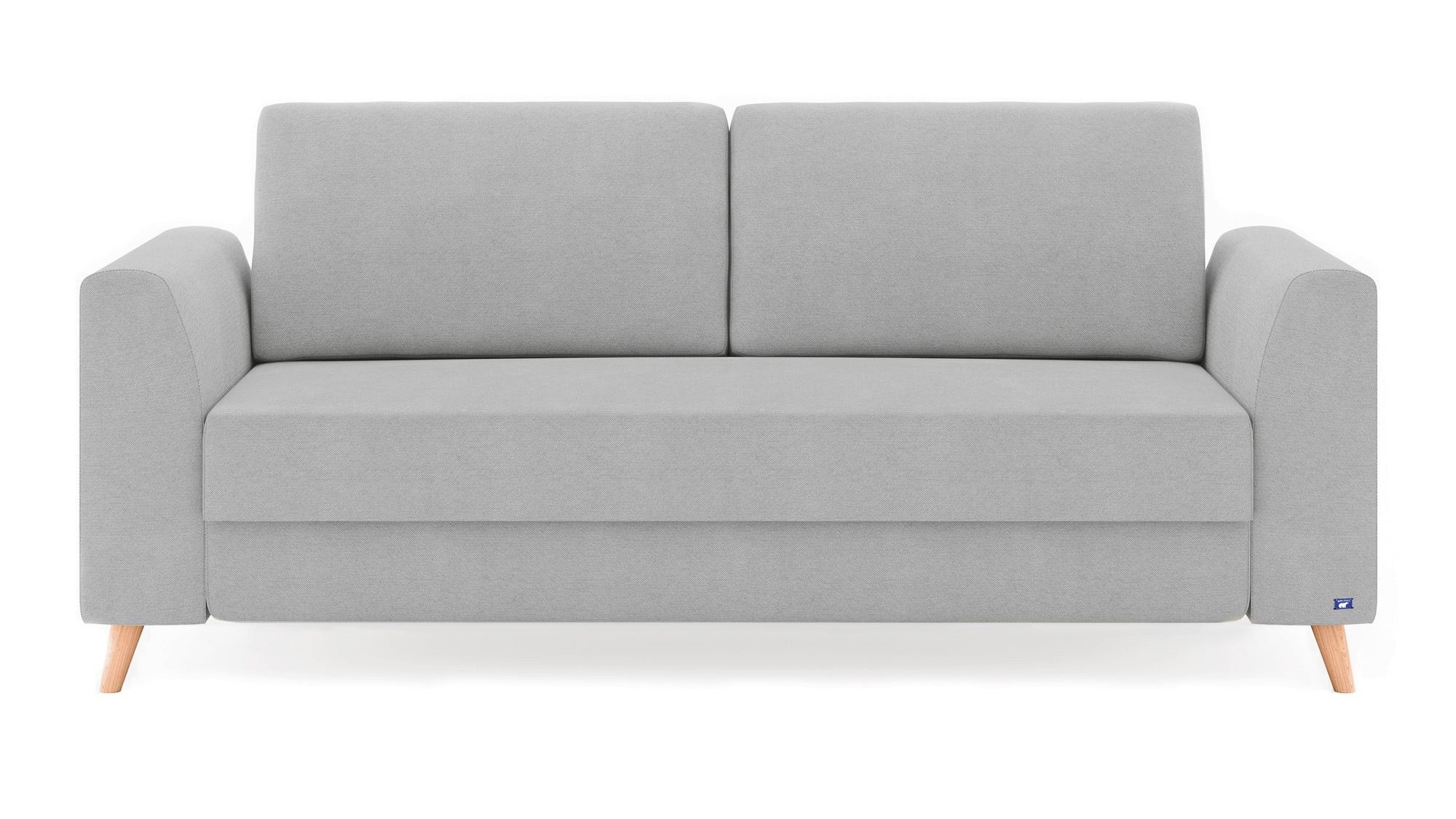 Schlafsofa von Bruno – 160 cm, Holzfüße