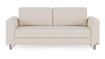 Schlafsofa von Bruno – 160 cm, in Glory Soft Beige, Metallfüße