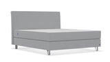 Bruno Boxspringbett Premium in Hellgrau