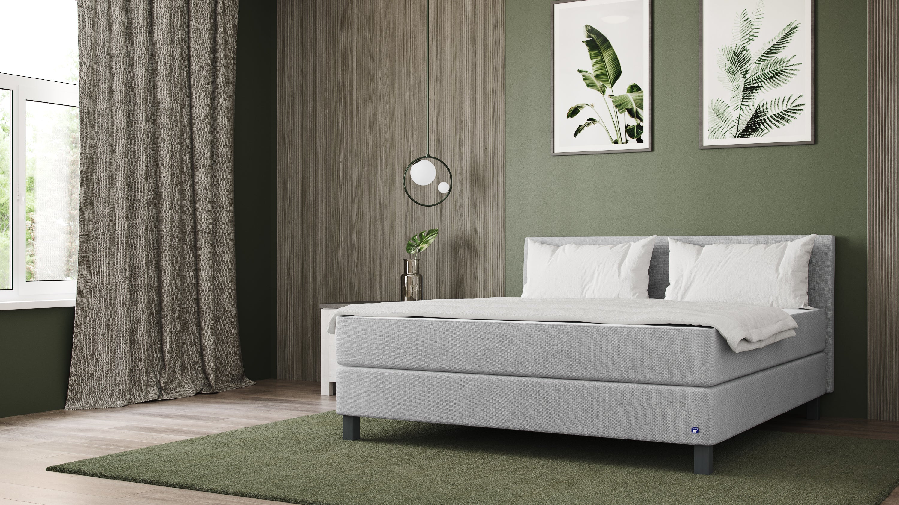 Boxspringbett niedriges Kopfteil im Test 1