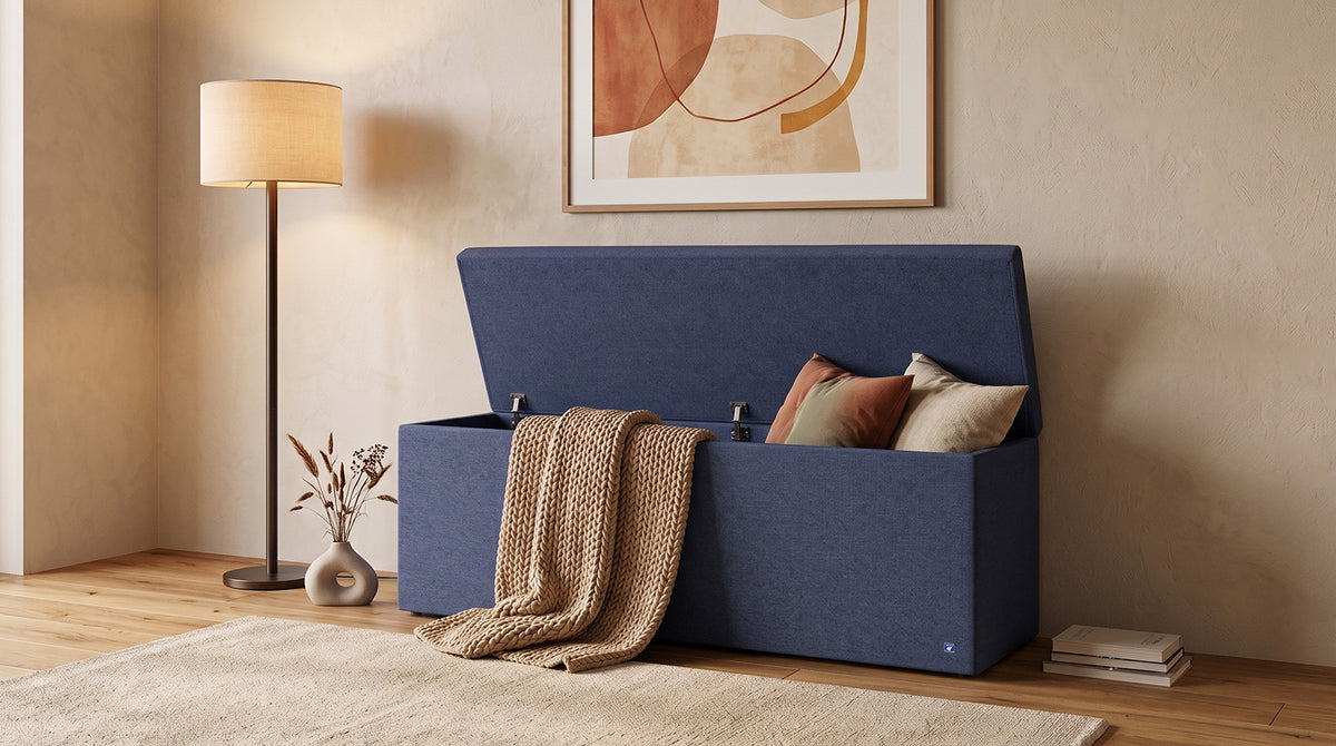Betttruhe von Bruno – in Blau