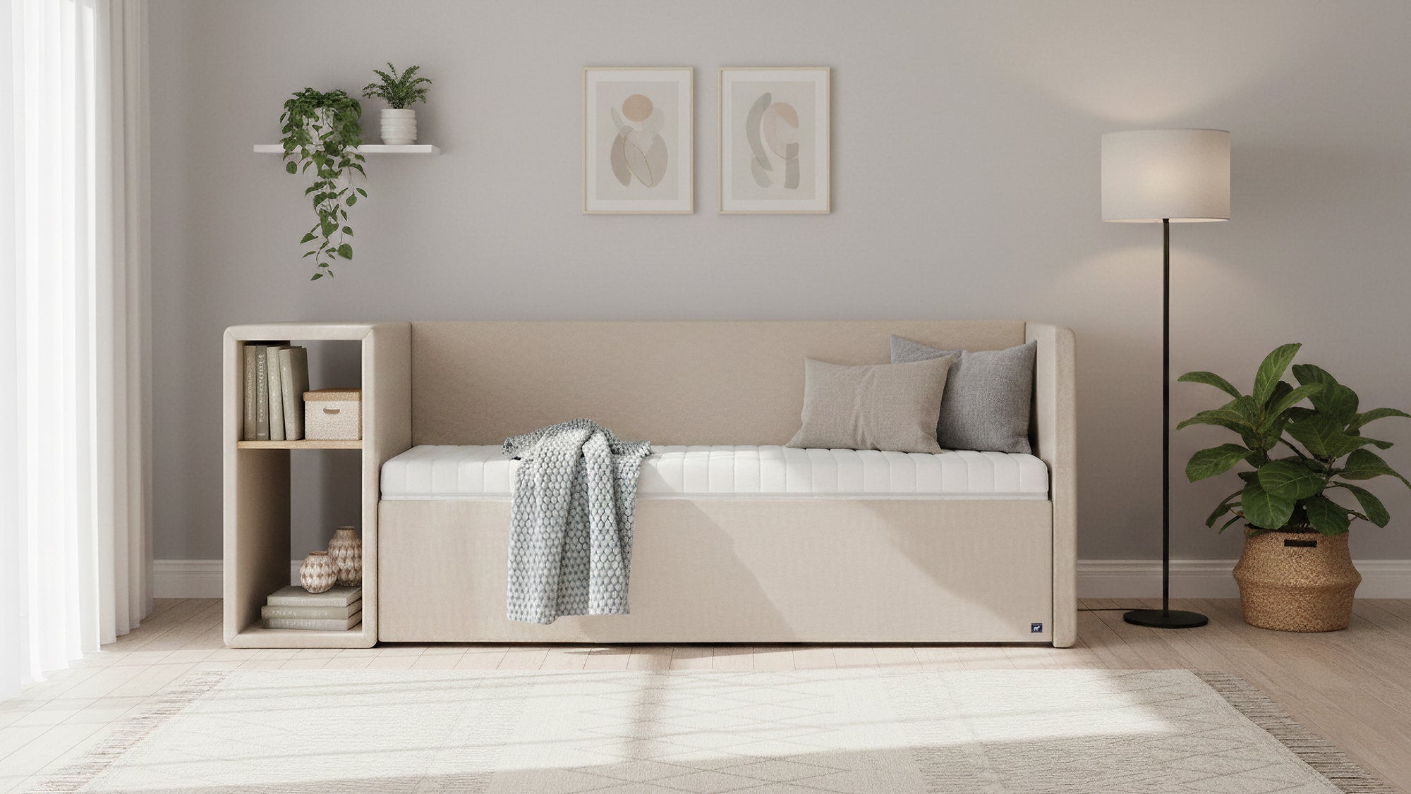Flexibett von Bruno – in Beige