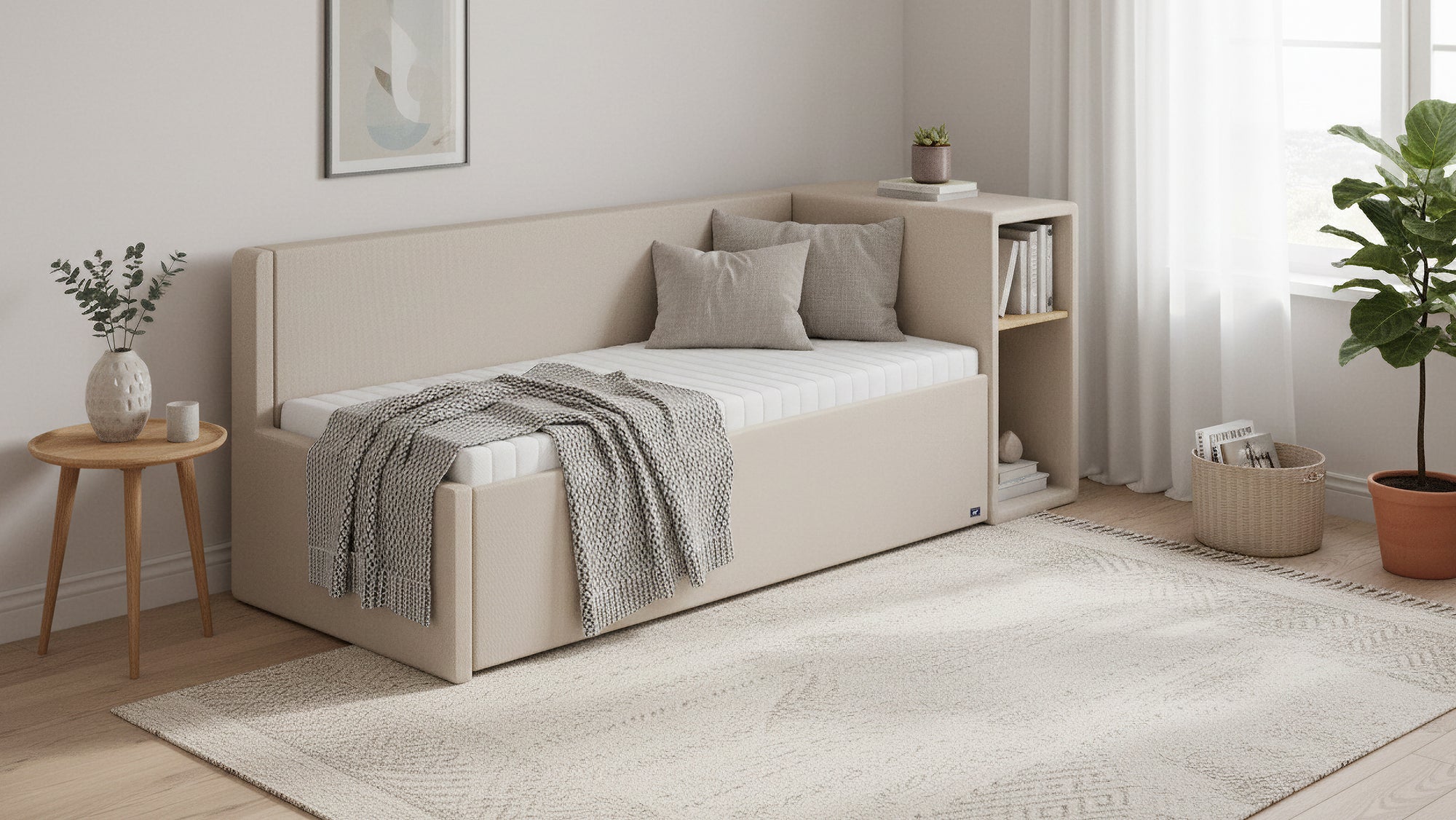 Flexibett von Bruno – in Beige