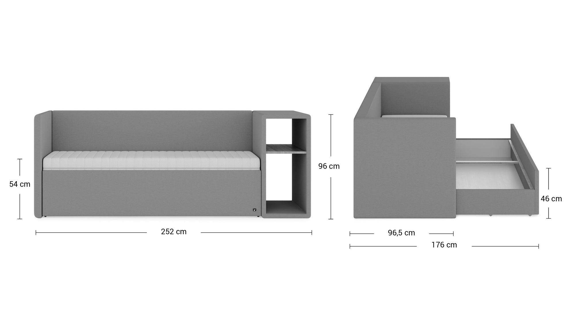 Flexibett von Bruno – in Grün