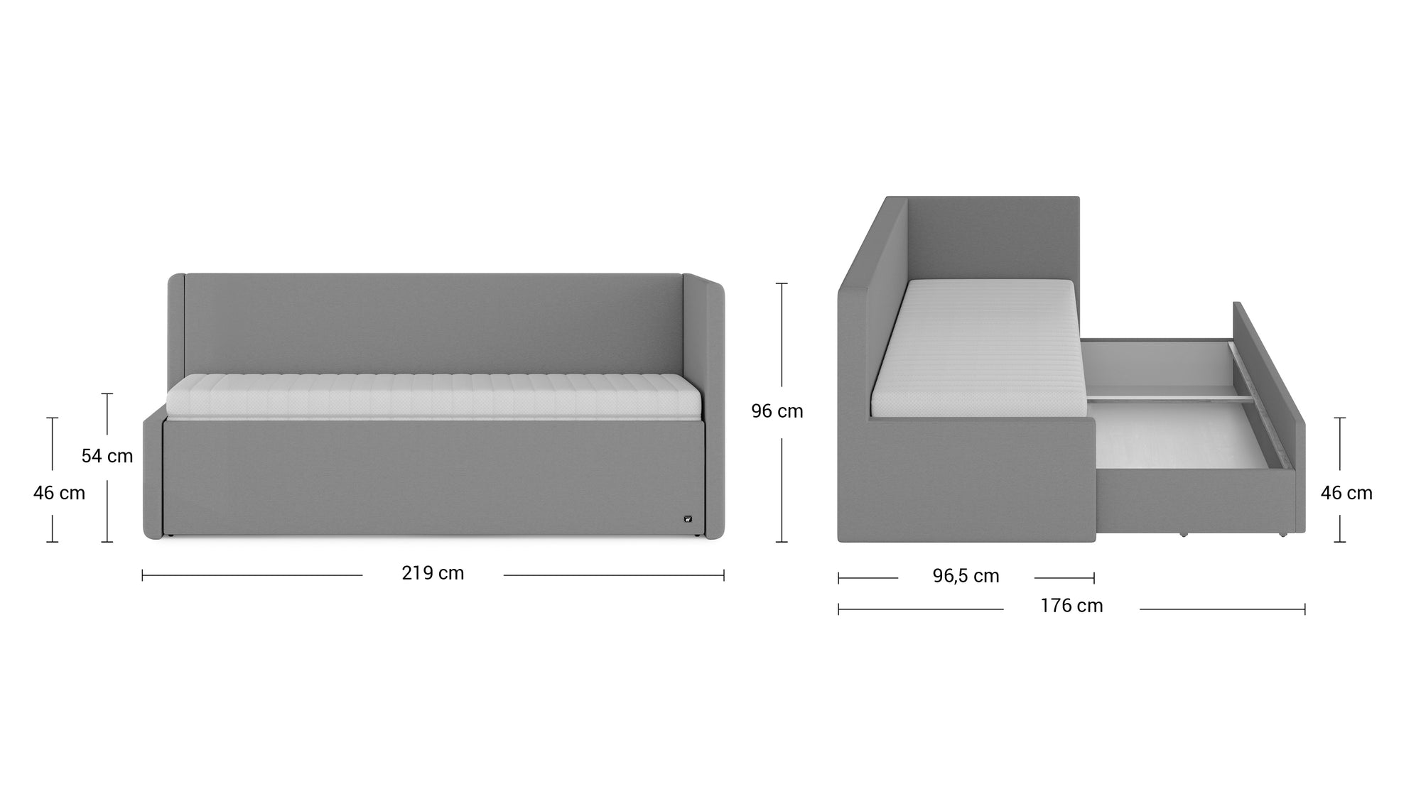 Flexibett von Bruno – in Grün