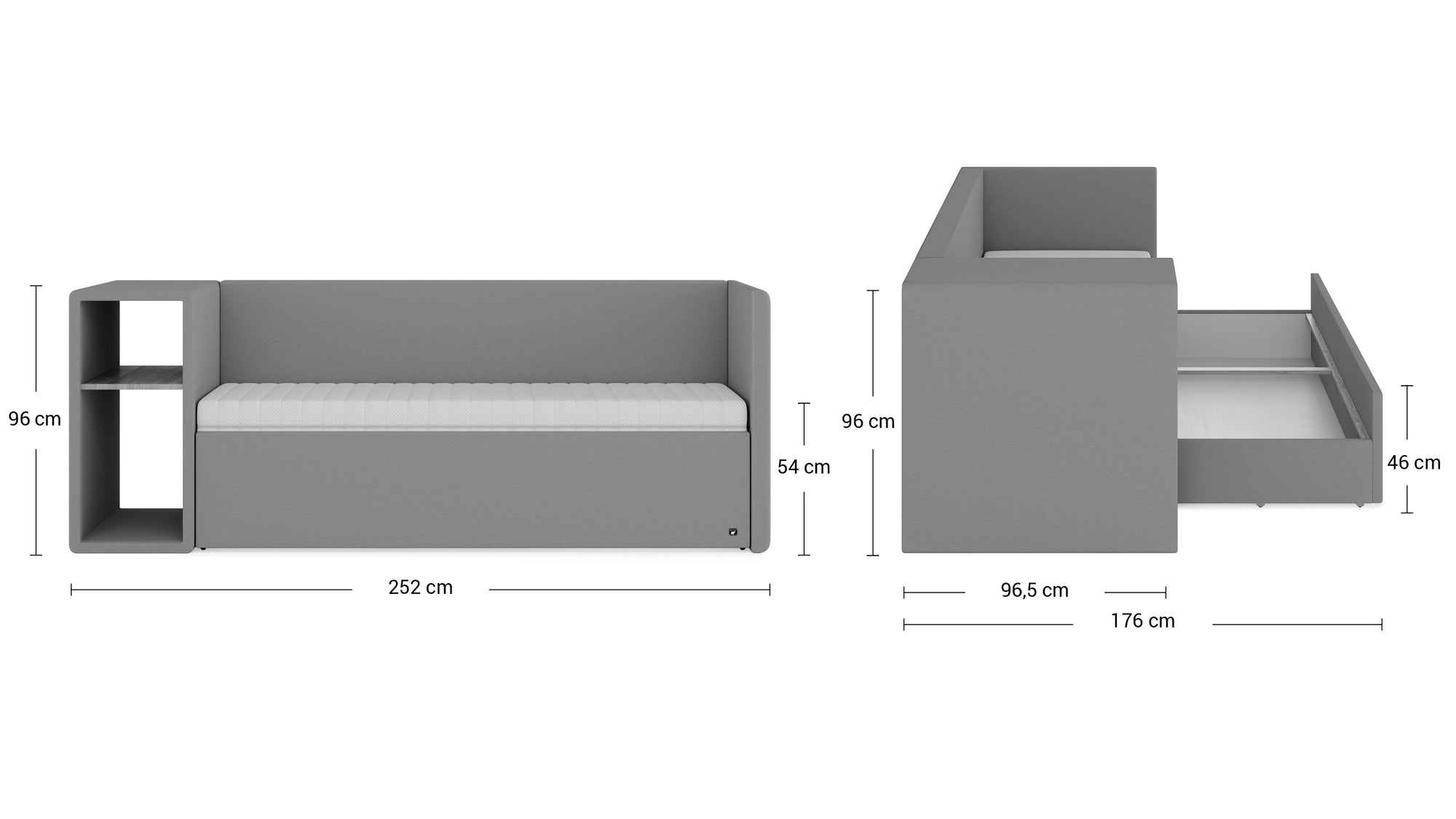Flexibett von Bruno – in Grün