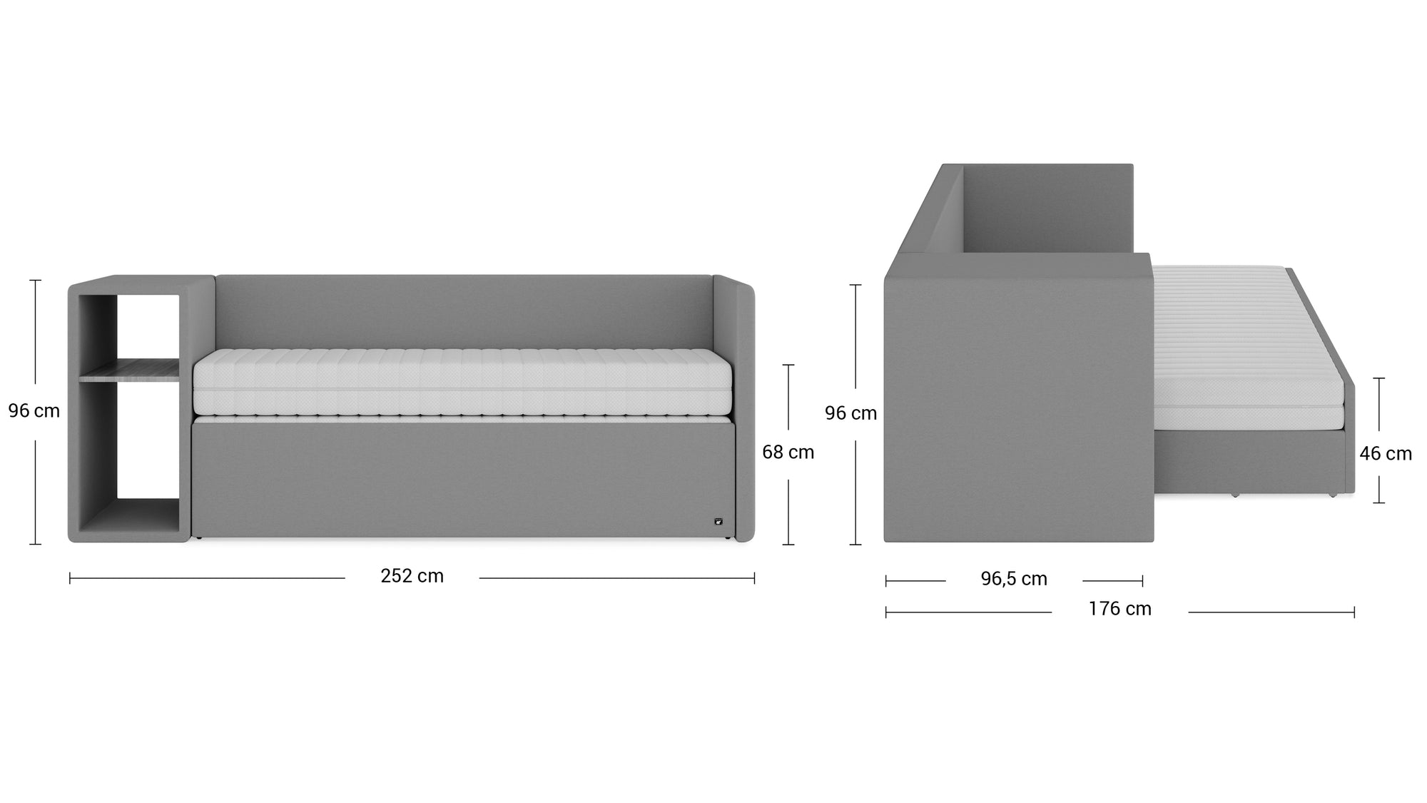 Flexibett von Bruno – in Grün