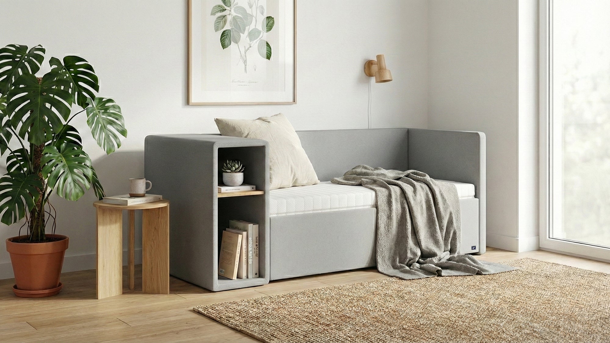Flexibett von Bruno – in Hellgrau