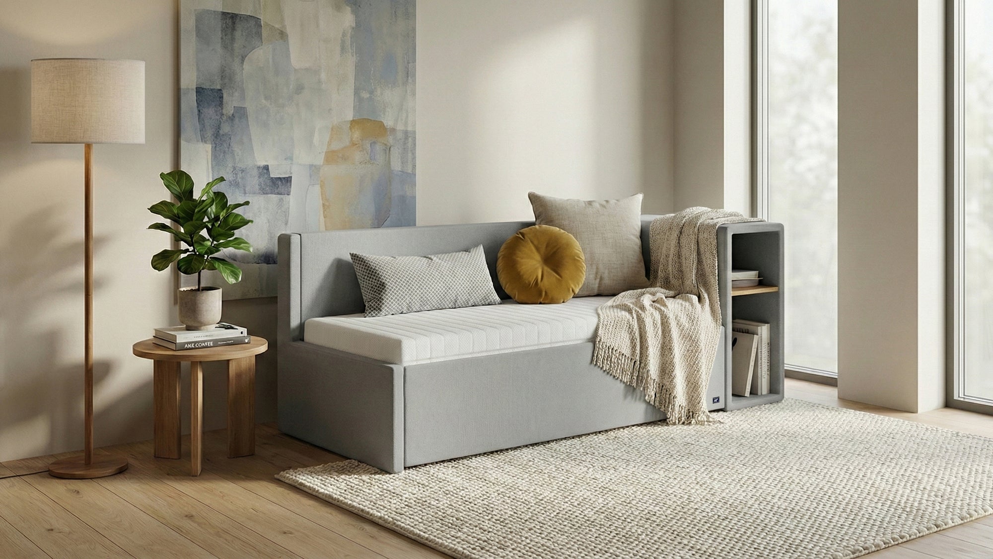 Flexibett von Bruno – in Hellgrau