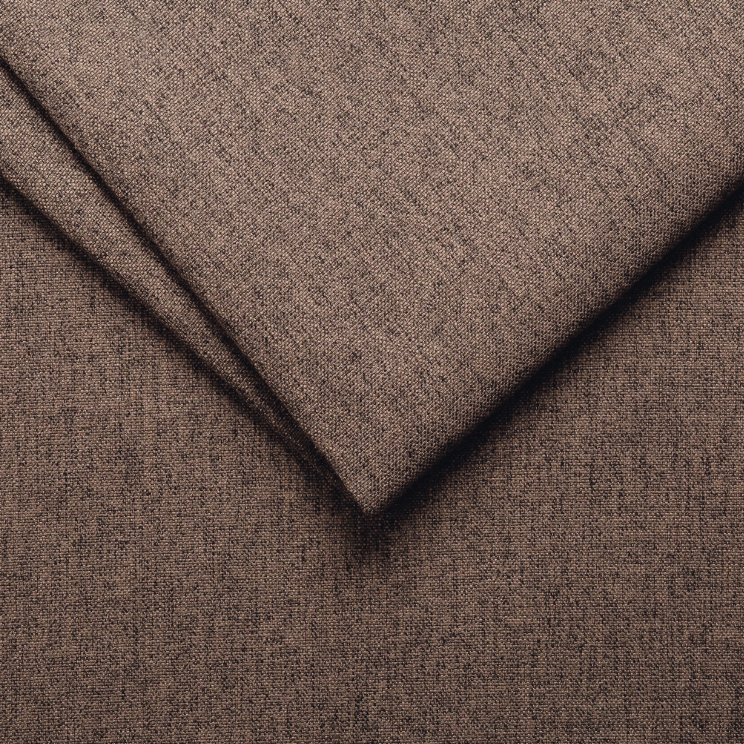 Feiner Webstoff in Braun - Möbelstoffe von Bruno