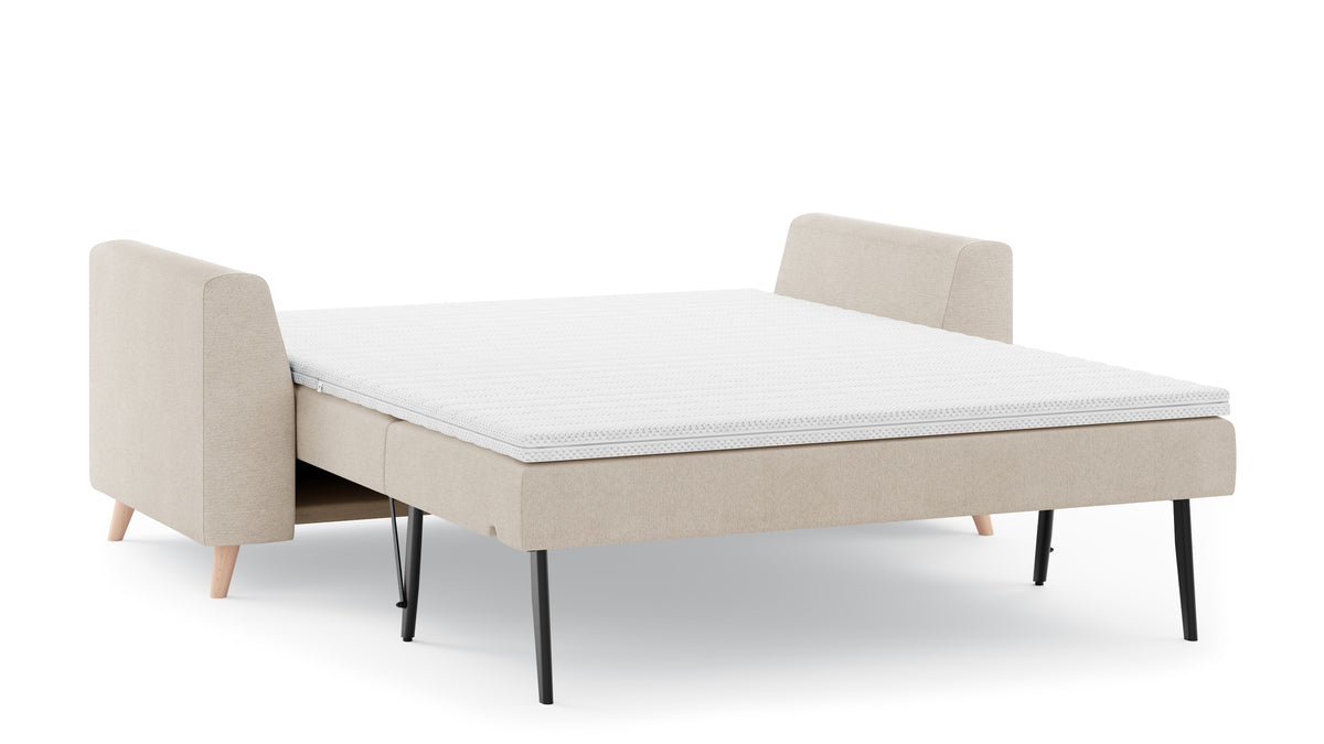 Boxspring Schlafsofa mit Topper Boxspring Schlafsofa mit Topper