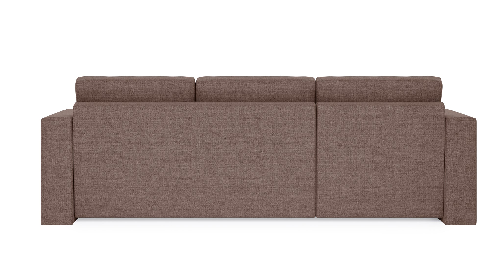 Schlafsofa von Bruno – 140 cm, in Braun