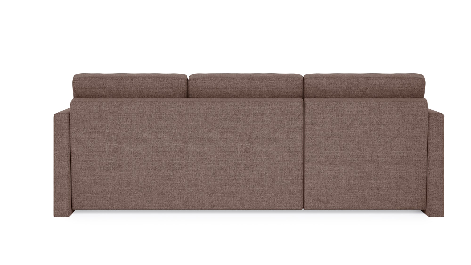Schlafsofa von Bruno – 140 cm, in Braun
