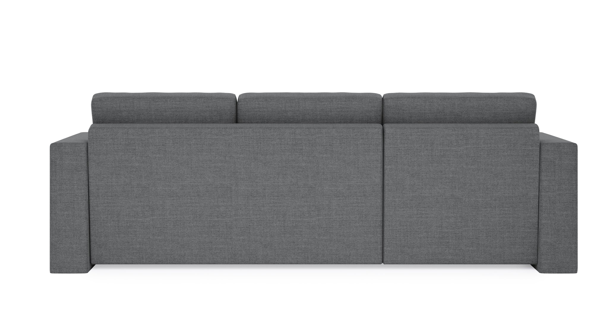 Schlafsofa von Bruno – 140 cm, in Dunkelgrau
