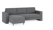 Schlafsofa von Bruno – 140 cm, in Dunkelgrau