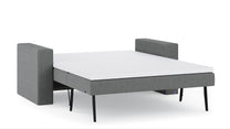 Schlafsofa von Bruno – 140 cm, in Dunkelgrau
