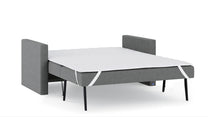 Schlafsofa von Bruno – 140 cm, in Dunkelgrau