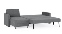 Schlafsofa von Bruno – 160 cm, in Dunkelgrau