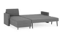 Schlafsofa von Bruno – 160 cm, in Dunkelgrau