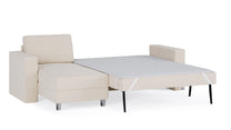 Schlafsofa von Bruno – 140 cm, in Glory Soft Beige