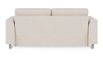 Schlafsofa von Bruno – 160 cm, in Glory Soft Beige, Metallfüße
