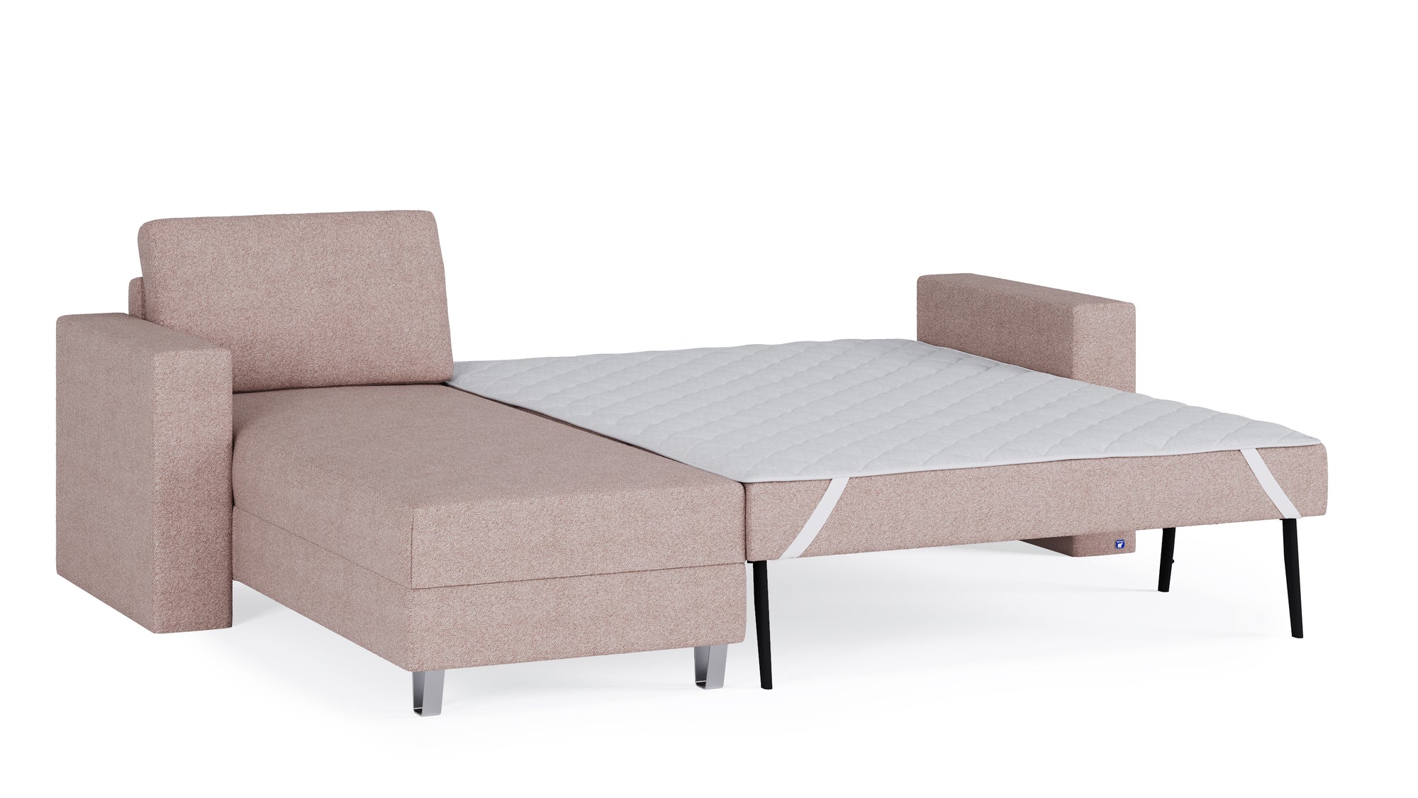 Schlafsofa von Bruno – 140 cm, in Glory Blush