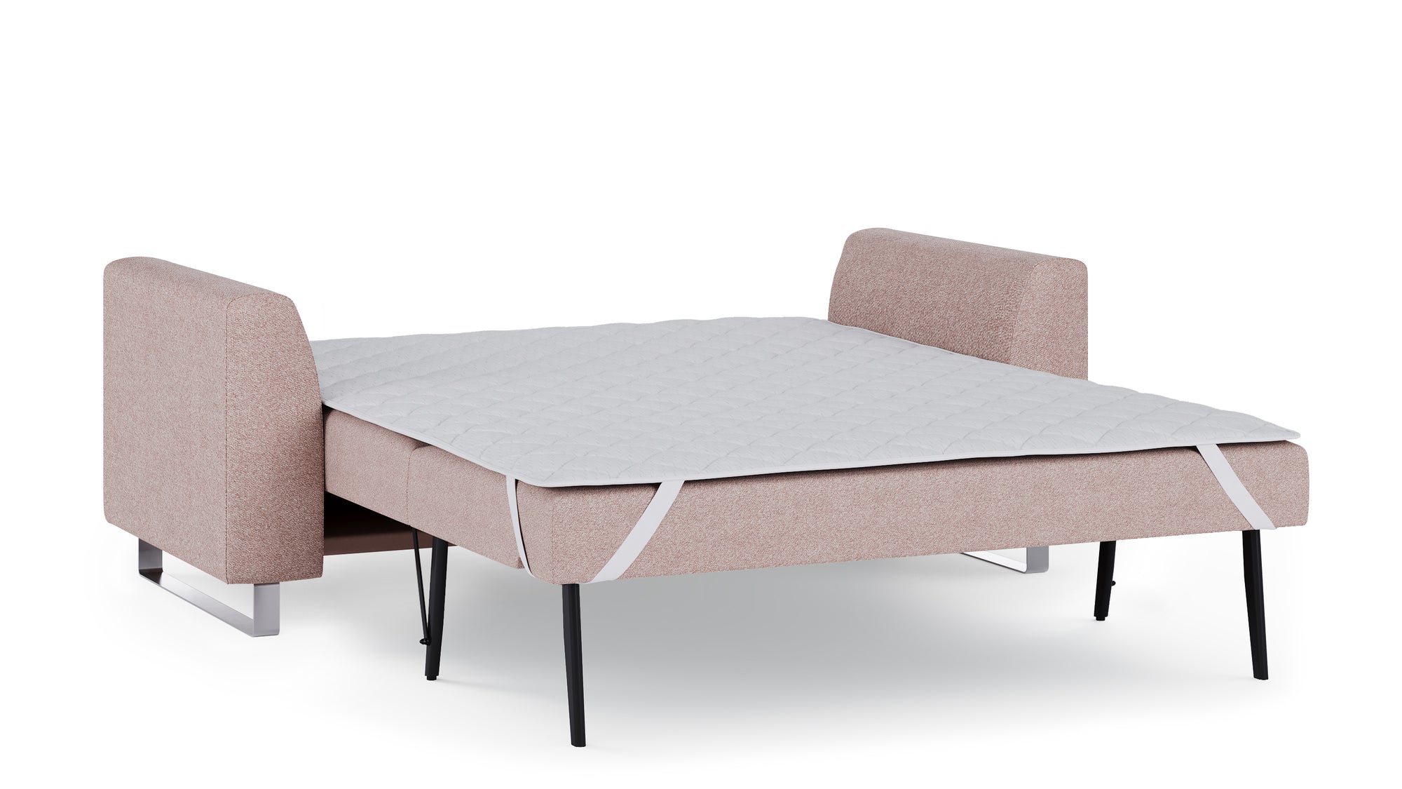 Schlafsofa von Bruno – 140 cm, in Glory Blush