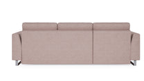 Schlafsofa von Bruno – 140 cm, in Glory Blush, Metallfüße