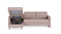 Schlafsofa von Bruno – 140 cm, in Glory Blush