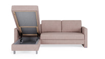 Schlafsofa von Bruno – 140 cm, in Glory Blush