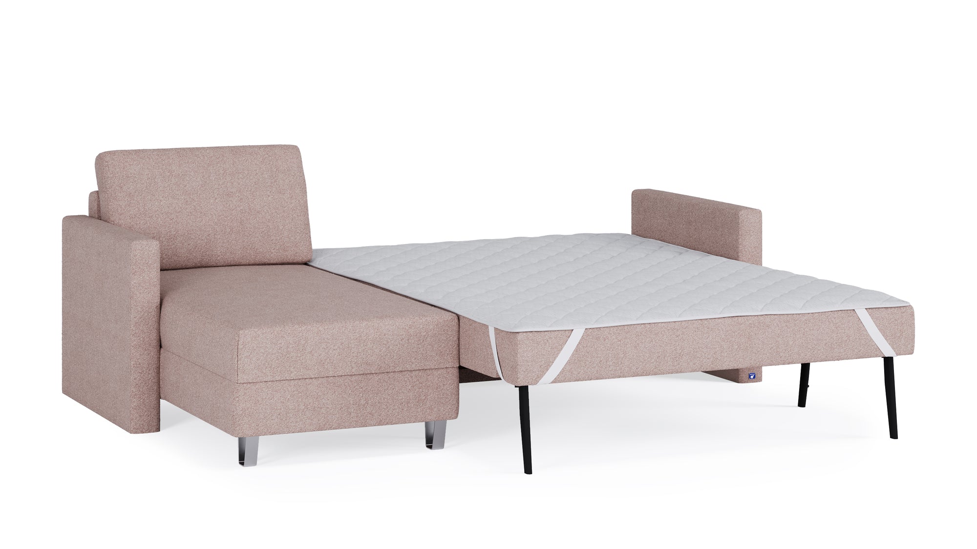 Schlafsofa von Bruno – 140 cm, in Glory Blush