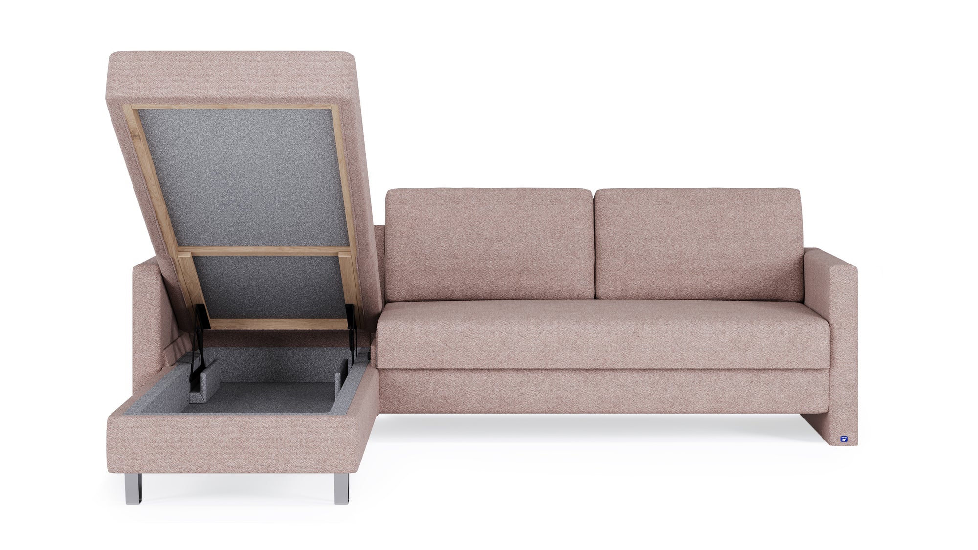 Schlafsofa von Bruno – 160 cm, in Glory Blush