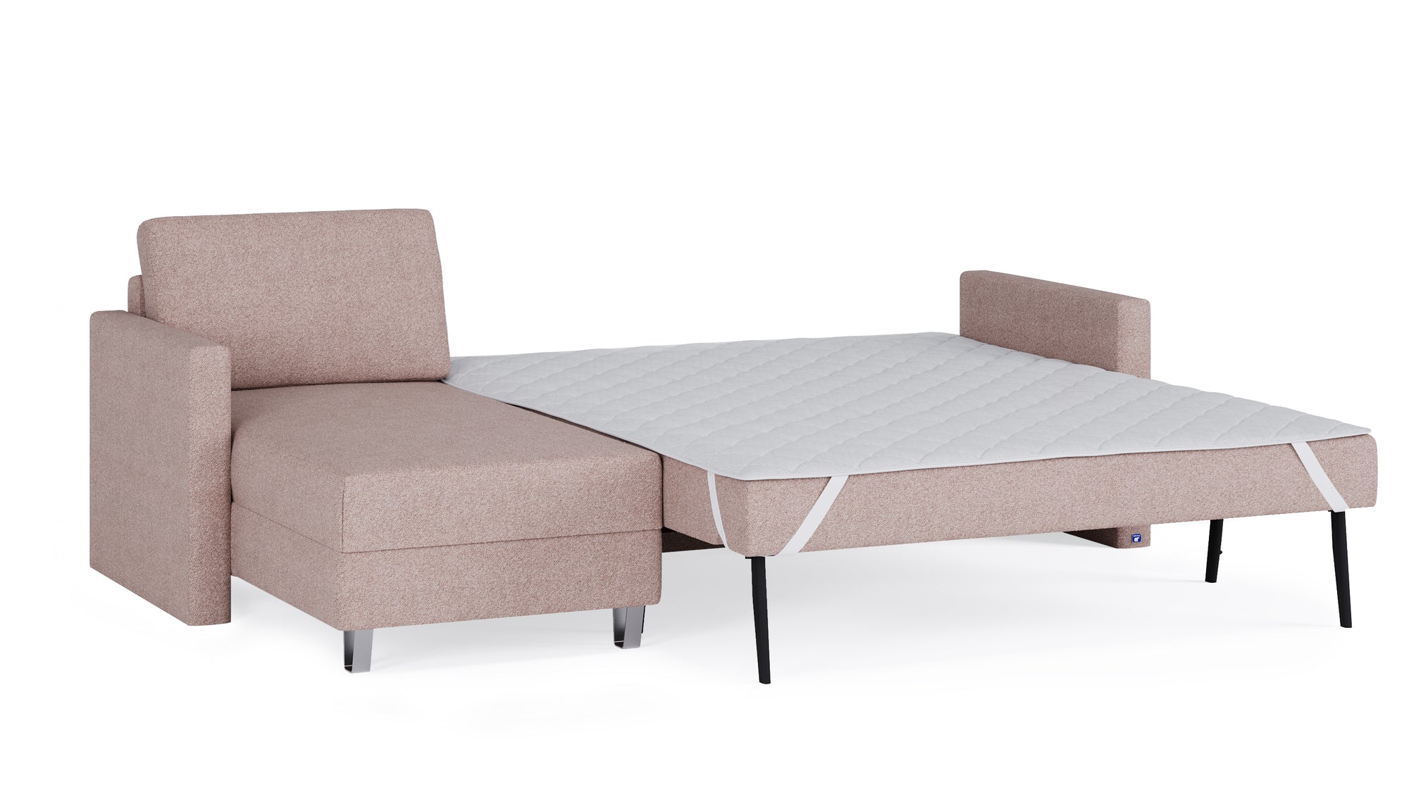 Schlafsofa von Bruno – 160 cm, in Glory Blush
