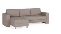 Schlafsofa von Bruno – 140 cm, in Glory Taupe