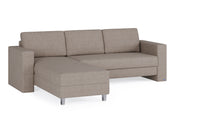 Schlafsofa von Bruno – 140 cm, in Glory Taupe
