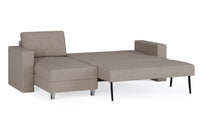 Schlafsofa von Bruno – 140 cm, in Glory Taupe