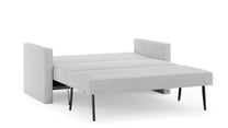 Schlafsofa von Bruno – 140 cm, in Hellgrau