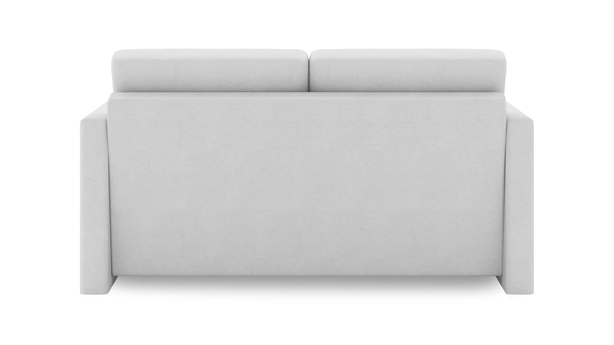 Schlafsofa von Bruno – 140 cm, in Hellgrau