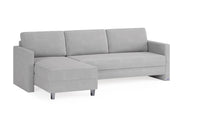 Schlafsofa von Bruno – 160 cm, in Hellgrau